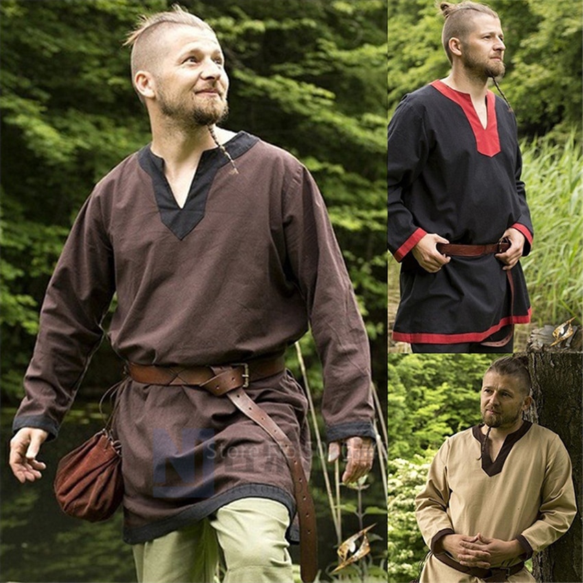 Viking Men Cotton Tunic [Best Price] – Viking Clothing